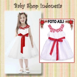 dress anak import dress natal anak dress anak putih dress anak import murah dress putih anak  large